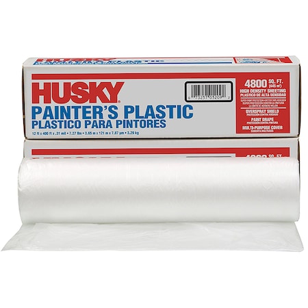 Husky 12 ft  x 400 ft Husky .31-Mil High Density Painter's Plastic 03512H